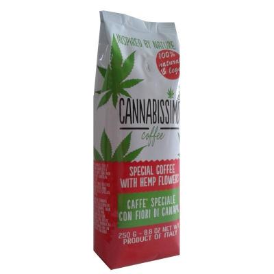 Café moulu fleurs de chanvre