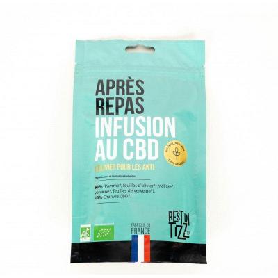 Infusion bio au cbd apres repas