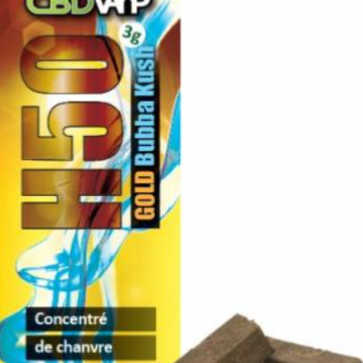 Résine CBD H50 Bubba - 50% - 3g - Spectre complet
