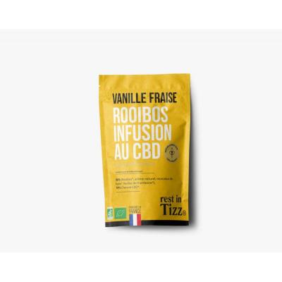 Rooibos bio infusion au cbd vanille fraise by tizz